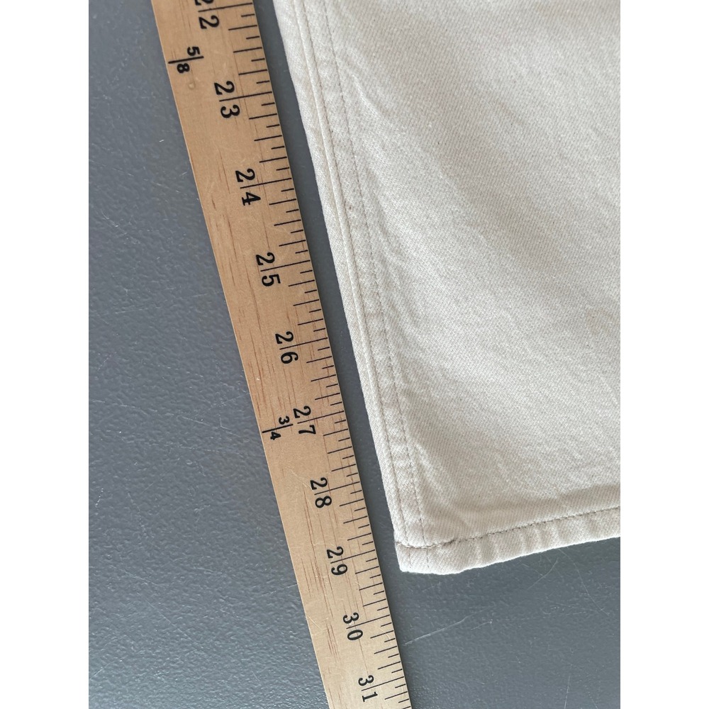 J.Crew Slim Barrel Jean Denim Women‎ 27 Tall Ecru Cream CQ558 New - Picture 11 of 12